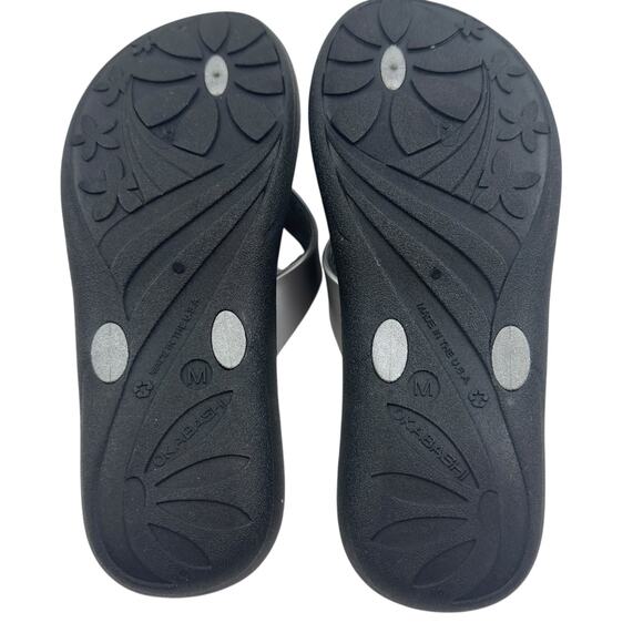 Okabashi Breeze Contoured Comfort Footbed  Flip Flop Sandals Women's M/6.5-7.5 - Picture 8 of 8
